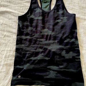 Athleta Speedlight Black Camo Tank
